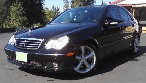 Black Mercedes C230